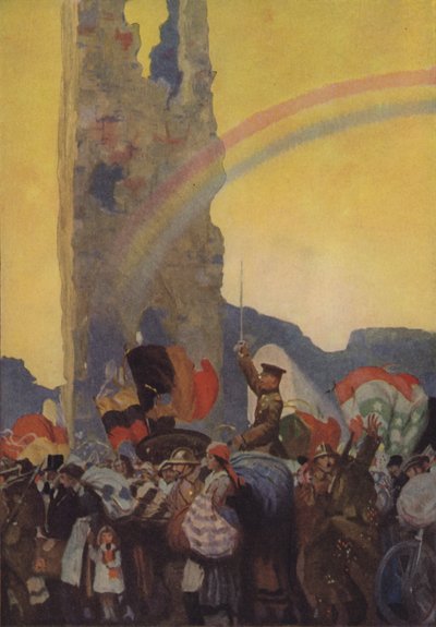 Après la tempête de la guerre - Roi Albert - Edward Adrian Wilson
